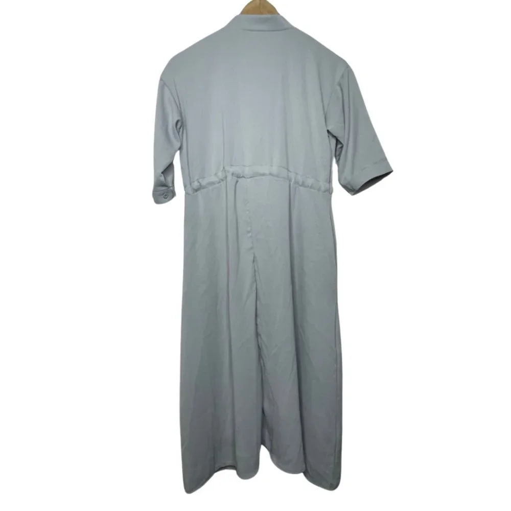 LIDAAI | Lilac Short Sleeve Dress with Waist Tie | Size M - Picture 7 of 11